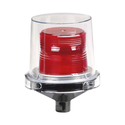 Luz de advertencia LED para ubicaciones peligrosas Electraray®, UL y cUL Homologado UL y cUL para Clase I, División 2, Grupos A, B, C y D; Clase II División 2, Grupos F y G; Clase III , 240 VCA, color Rojo, parpadeo predeterminado