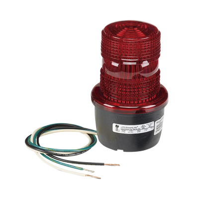Luz de advertencia LED serie Streamline, 120 Vca, montaje tipo t, rojo