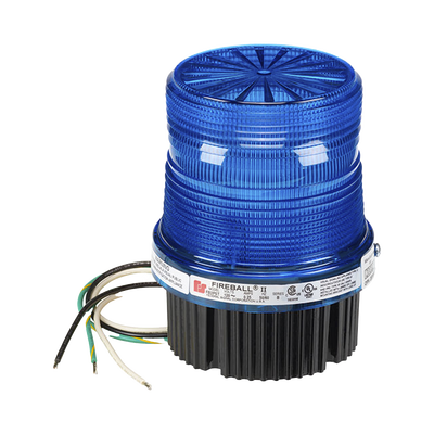 Estrobo fireball Para Ubicaciones Peligrosas, UL y cUL, 120 Vca, Azul