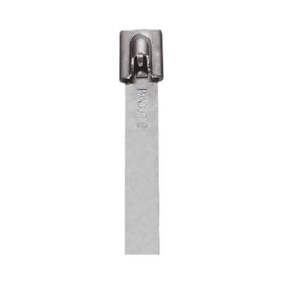 Cincho StrongHold  de Acero Inoxidable Tipo 304, 362mm largo x 7.9 mm ancho, Color Metálico, Paquete de 50pz