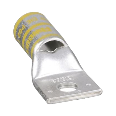Zapata de compresión LCA250-38-X para cal. 250Kcm, Barreno para tornillo prisionero de 3/8, 10 Pz