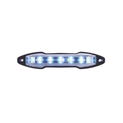 Luz auxiliar con 9 LED color azul angulo de 180 grados
