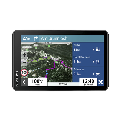 Navegador por Satélite para Moto / Pantalla Brillante 6" / Resistente IPX7 / Cambio de Mapa Sencillo / Garmin Adventurous Routing