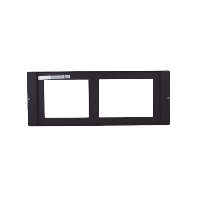 Placa de 1 Fila para DVC-EM y CMIC-1 / Compatible con Gabinetes Serie CAB-4 de NOTIFIER / Color Negro