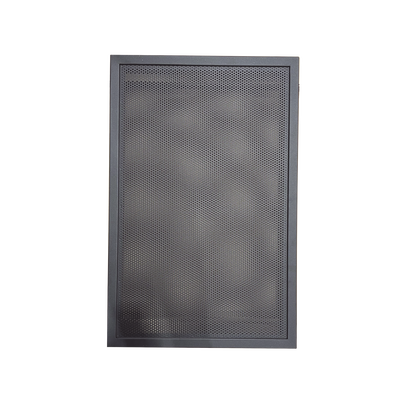 Puerta para Gabinete de 3 Niveles EQBB-C4 / Ventilada / para Paneles Serie EQ de NOTIFIER / Color Negro