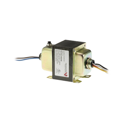 Transformador de corriente 120/208/277/480 VAC a 24 VAC con fusible . 99VA