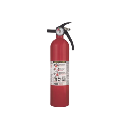 Extintor Desechable de Polvo Químico Seco â”‚ Fuegos Clase A, B y Câ”‚ SOPORTE PLASTICO â”‚ Paquete con 6 Piezas de 2.5 lb