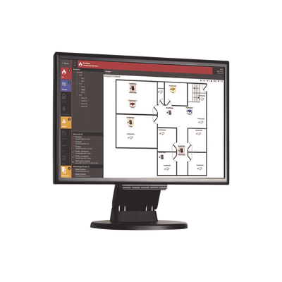 Monitor LED HD / 24 pulgadas / Listado UL / Bocinas Integradas / para Estación ONYXWorks de NOTIFIER