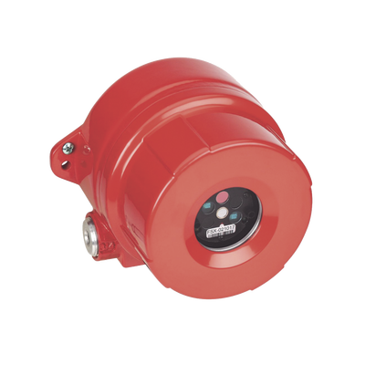 Detector De Incendio Y Llamas Multiespectro QuadBand™ Triple IR, Campo de visión 90º, Reles 4-20 mA, Carcasa de Aluminio sin Cobre, 2 entradas NPT de ¾”, Serie FS24X