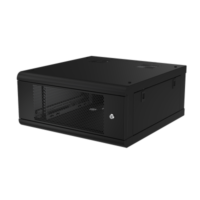 Gabinete de Pared con Puerta Perforada, 635mm de Profundidad, 4U Rack de 19&#039;&#039;, Acero Reforzado