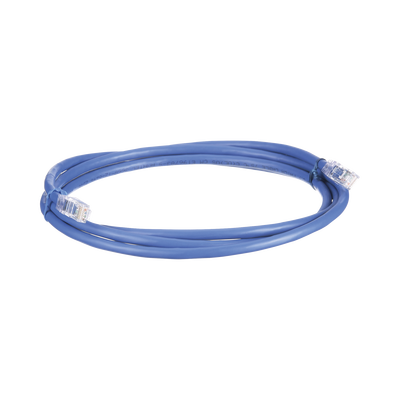 Cable de Parcheo UTP, Cat6A, 24 AWG, CM, Color Azul, 35ft