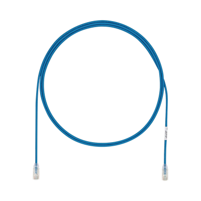 Cable de Parcheo UTP Cat6A, CM/LSZH, Diámetro Reducido (28AWG), Color Azul, 22ft
