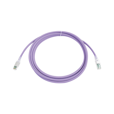 Patch Cord Z-MAX Cat6A S/FTP, CM/LS0H, 10ft, Color Violeta