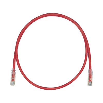 Cable de Parcheo UTP, Cat6A, 24 AWG, CM, Color Rojo, 70ft