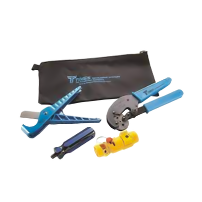 Kit de Herramientas para Instalar Conectores en Cable LMR-195 y LMR-200 Times