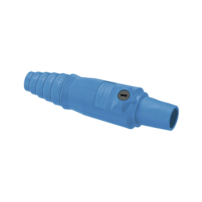 Conector Hembra Unipolar de 400 A 600 V CA/CC / Grado Industrial / Tornillos de fijación dobles/ Color Azul.
