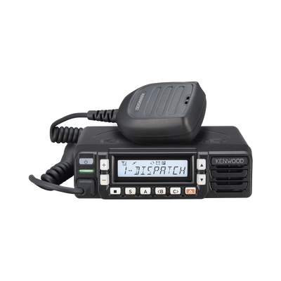 Radio móvil UHF 400-470 MHz, Digital NXDN-Analógico, 45 Watts, 260 Canales, Trunking Tipo D, Encriptación, IP54, MIL-STD-810, GPS, Incluye accesorios de instalación