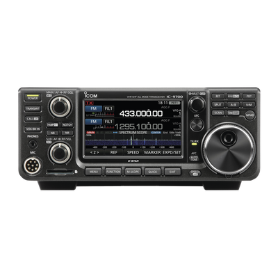 RADIO MOVIL TRIBANDA D-STAR  VHF / UHF (144, 430/440, 1200 MHz) POTENCIA 100W DE POTENCIA, PANTALLA TÁCTIL A COLOR DE 4.3"