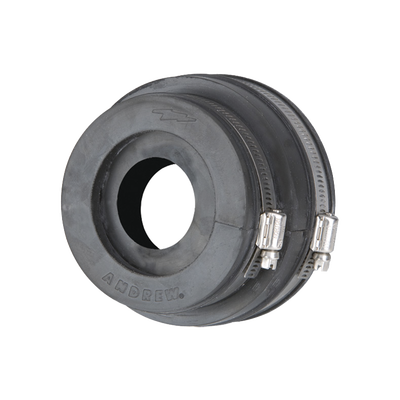 Bota pasamuro de 5". Incluye 1 orificio para cable coaxial de 1-1/4"