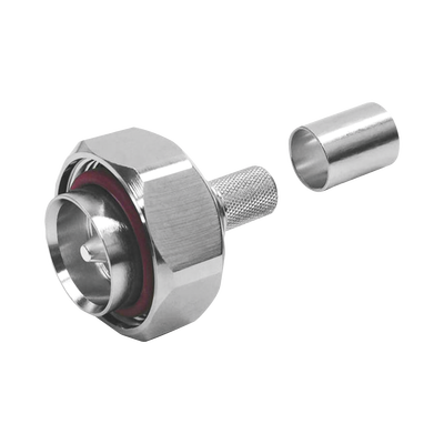 Conector DIN 7-16 Macho Plegable con Pin Cautivo para cables Tipo RG-8/U