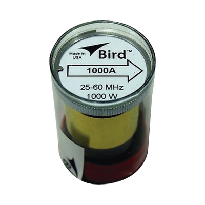 Elemento de Potencia en linea 7/8" a 1000 Watt para Wattmetro BIRD 43 en el Rango de Frecuencia de 25 a 60 MHz