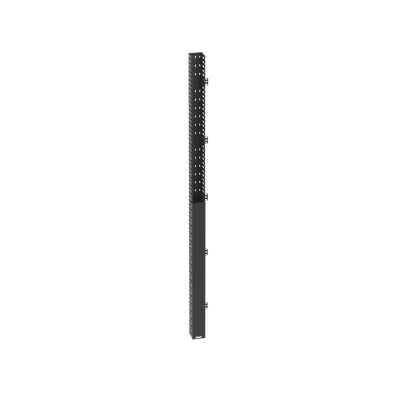 Organizador Vertical IN-Cabinet, Sencillo (Solo Frontal), Para Uso Con Gabinetes Panduit, 40 UR, 4.2 in de Ancho, Color Negro