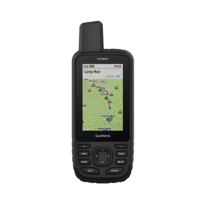 GPS portátil GPSMAP 67, dispositivo portátil multisatelital de alta precision, con mapas topográficos instalados.