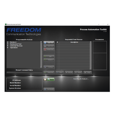 Kit de Herramientas en Software para Automatización de Procesos en Analizadores FREEDOM.