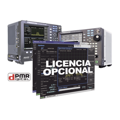 Opción de Software para prueba dPMR (Radio Móvil Privado Digital) en R8000 / R8100.