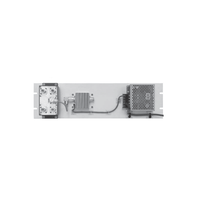 Multiacoplador de 300-400 MHz, 4 Salidas, 40 MHz y 0-18 dB de Ganancia.