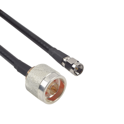 Cable LMR-240UF (Ultra Flex) de 91 cm con conectores N Macho y SMA Macho.