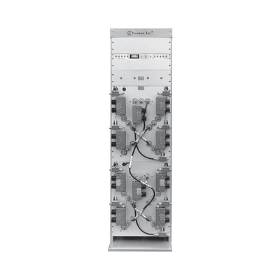 Combinador Panel en Rack 19" de 746-806/ 800-869 MHz, 4 Canales (8" Diam.), 250 kHz, 150 Watt, N Hembras.