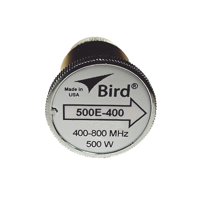 Elemento de 500 Watt en Línea 7/8" para Wattmetro BIRD 43 en Rango de Frecuencia de 400 a 800 MHz.