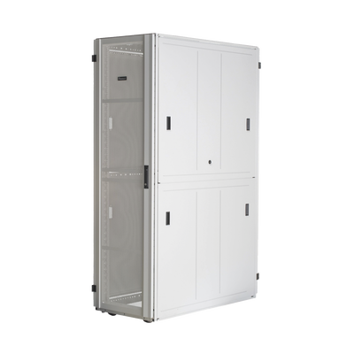 Gabinete FlexFusion™ XGL (Light) para Centros de Datos, 42 UR, 600 mm de Ancho, 1200 mm de Profundidad, Fabricado en Acero, Color Blanco