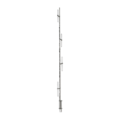 Antena Base VHF, de 4 Dipolos, Rango de Frecuencia 138 - 150 MHz.