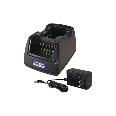 Multicargador rápido Endura de 2 cavidades para bateria NTN4497, para radio Motorola EP450/DEP450/PR400