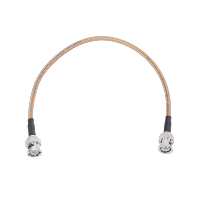 Jumper de 30.5 cm con cable RG142 BNC Macho a BNC Macho.