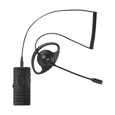 PTT inalámbrico Bluetooth con auricular con micrófono boom para radios Kenwood Serie NX5000/3000