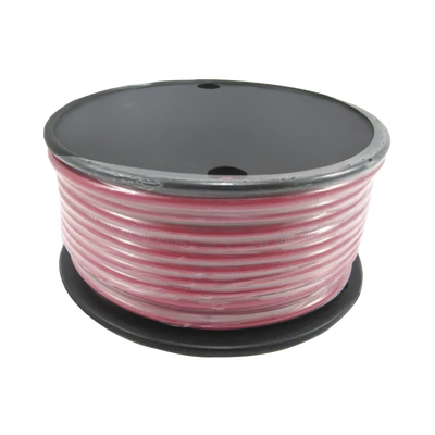 Rollo de cable grado marino calibre 16 en color rojo de 100 pies (30.48 m).