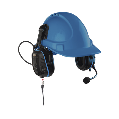 Audífonos inteligentes de uso rudo para casco con filtrado de ruido, con bluetooth, comunicación de corto alcance,  IS para radios de 2 vías Digitales y Análogos