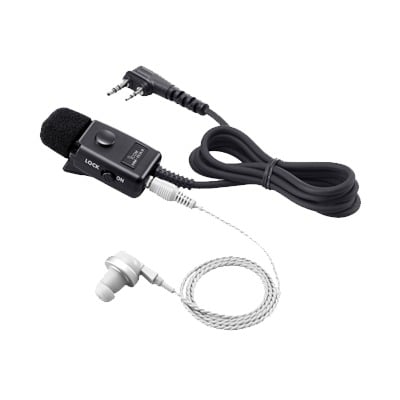 Micrófono Audifono de solapa con inserto de oído, para IP100H