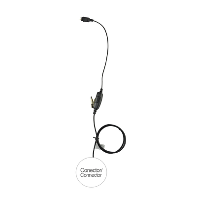 Micrófono de 1 cable serie LOC para Motorola PRO5150/5350/5450/5550/7150/7350/7450/7550/9150
