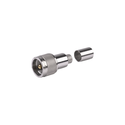 Conector UHF Macho Plegable con Pin Cautivo para cables RG8