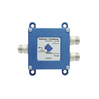Diplexer/Combinador 600-960 MHz / 1630-2300 MHz, ideal para Amplificadores de señal celular de doble o triple banda.
