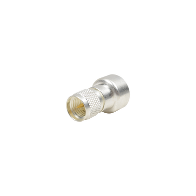 Adaptador UNIDAPT Hembra a Mini-UHF Macho. Plata / Oro / Teflón.