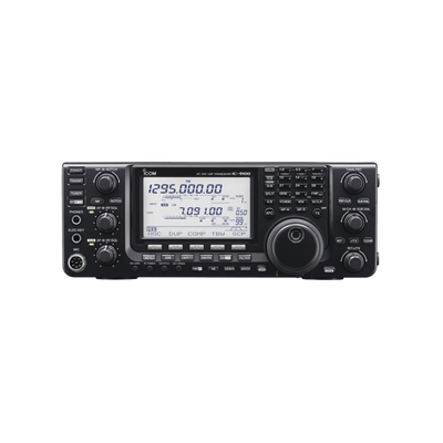 Radio Móvil tri banda HF/VHF/UHF de Rx 0.030-60.000MHz, 136-174MHz, 420.00-480.00MHz, Tx 1.8-29.700MHz USB 50-54MHz, 144-148MHz, 430-450MHz modos de operación USB, LSB, CW, RTTY (FSK), FM, AM, DV (con UT-121)