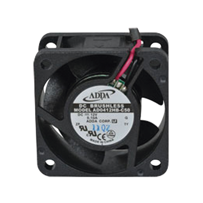 Ventilador Axial de 40 X 40 X 20 mm, Rodamiento de Baleros, Cables de 30 cm, 12 Vcc, 100 mA, 8.8 CFM.