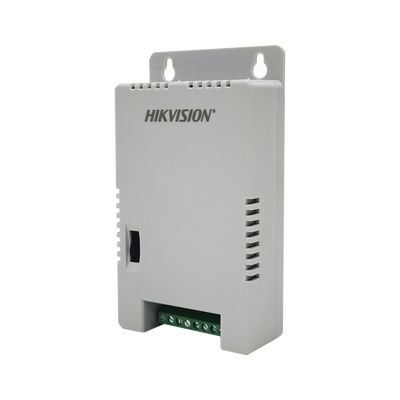 [DS-2FA1225-C4/K] Fuente de Poder Regulada 12 Vcc / 13.5 Vcc / 15 Vcc para 4 Cámaras / 4 Amp (1 Amp por Salida) / Voltaje de Entrada 90 - 130 VCA / Filtro de Ruido para Cámaras 4K / Modo para Largas Distancias