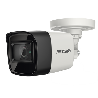 [DS-2CE16U0T-ITF] Bala TURBOHD 4K (8 Megapixel) / Gran Angular 102° / Lente 2.8 mm / Exterior IP67 / IR EXIR 30 mts / dWDR / Metal
