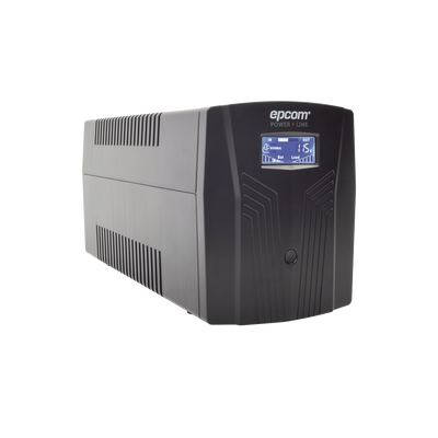 [EPU1200LCD] UPS de 1200VA/720W / Topología Línea Interactiva / Entrada y Salida 120 Vca / Clavija NEMA 5-15P / 6 Tomas NEMA 5-15R